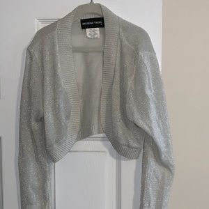 Girls glittery shrug